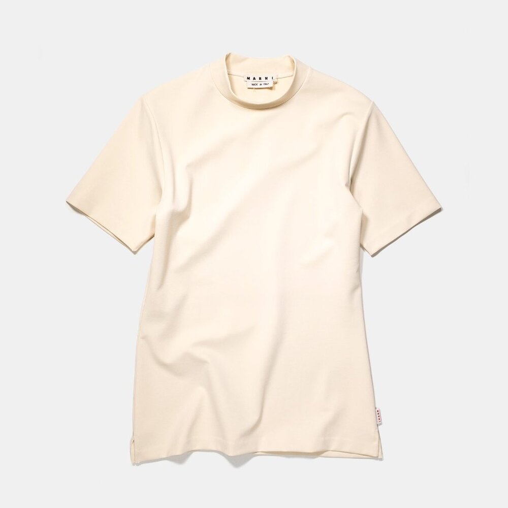 BNWT AW20 MARNI OFF WHITE SLIM FITTING TSHIRT 50 - Picture 12 of 14